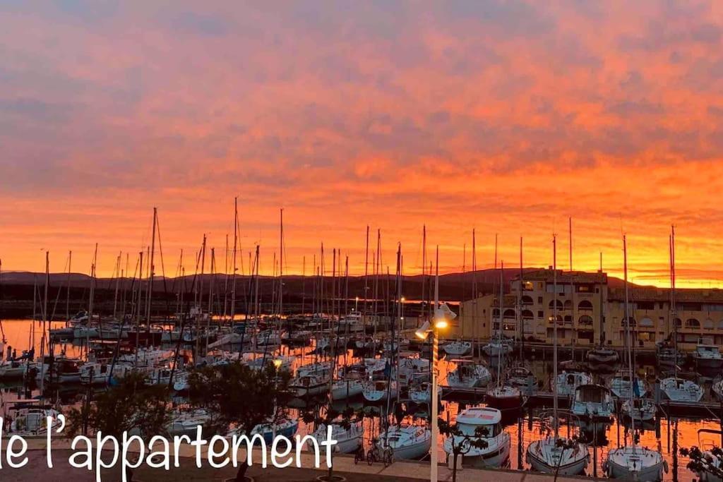 Appartement Avec Vue Sur Le Port Leucate Bagian luar foto